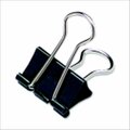 Made-To-Stick Mini Binder Clip- Black/Silver - 0.75 In. MA3194340